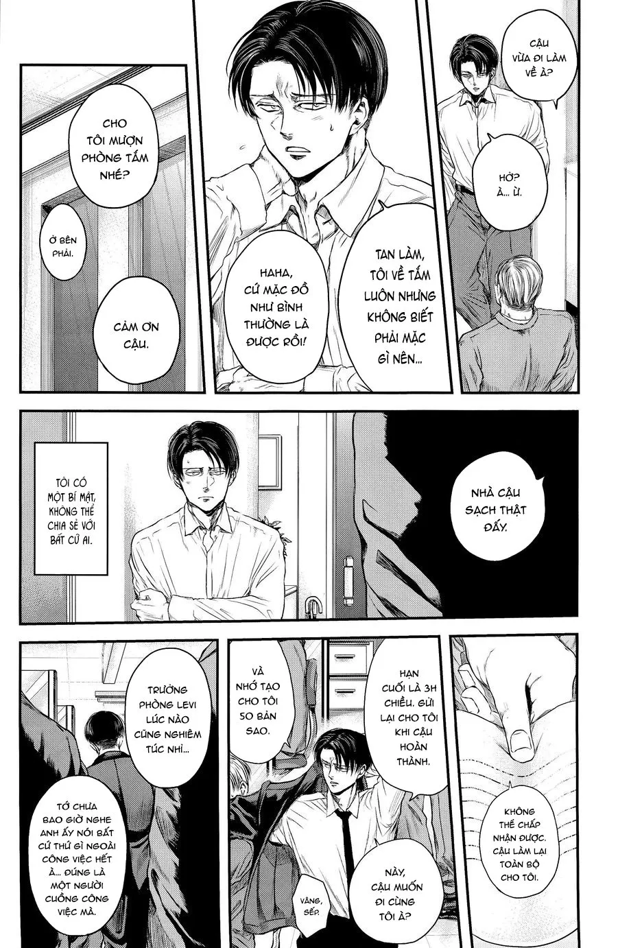 HentaiVN.net - Ảnh 3 - Bí mật của Levi. [Secret] - Oneshot