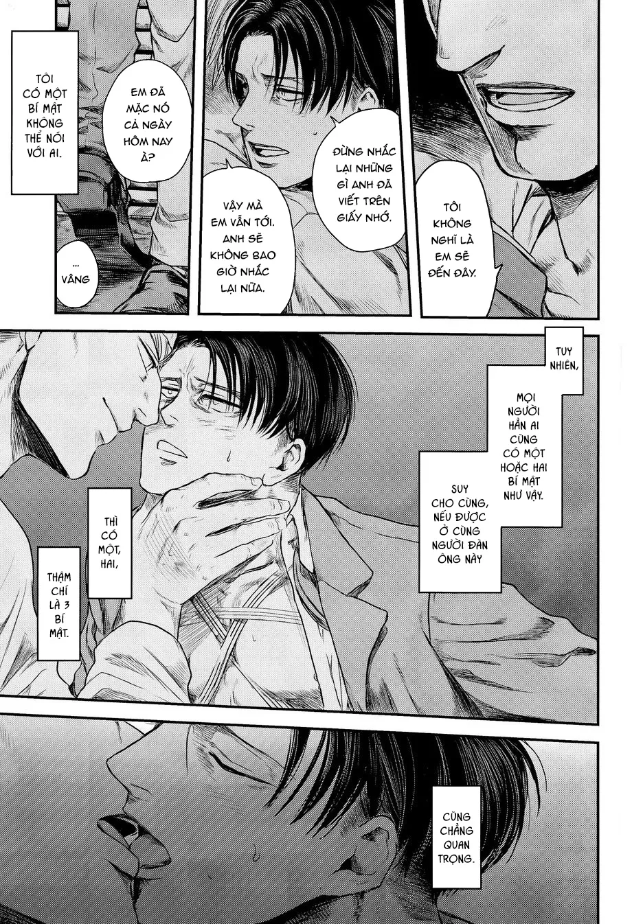 HentaiVN.net - Ảnh 31 - Bí mật của Levi. [Secret] - Oneshot