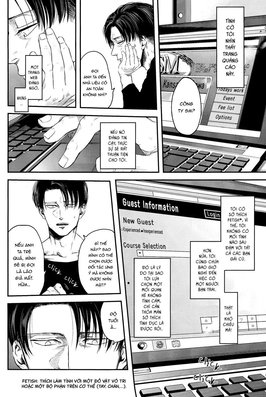 HentaiVN.net - Ảnh 4 - Bí mật của Levi. [Secret] - Oneshot