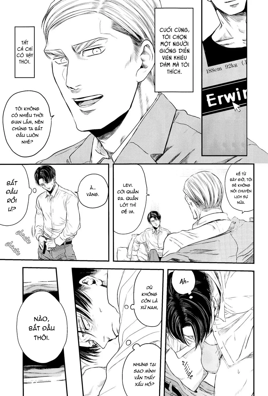 HentaiVN.net - Ảnh 5 - Bí mật của Levi. [Secret] - Oneshot