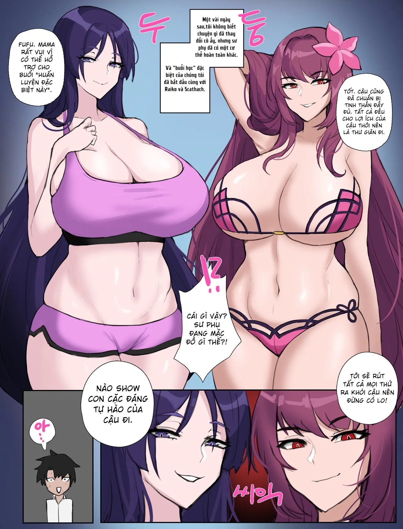 HentaiVN.net - Ảnh 4 - Scathach x Raikou [스카디라이코] - Oneshot