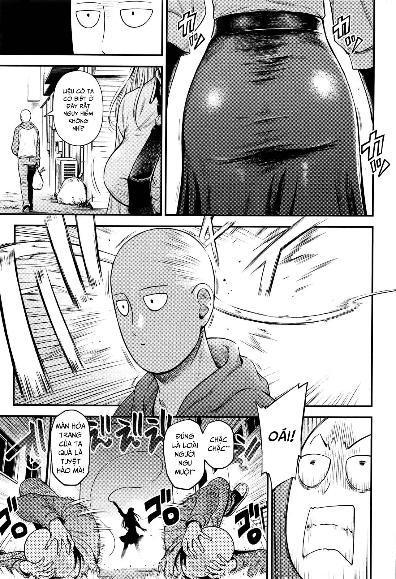HentaiVN.net - Ảnh 5 - Anh Trọc Diệt Quái [ONE-HURRICANE 8] - Oneshot
