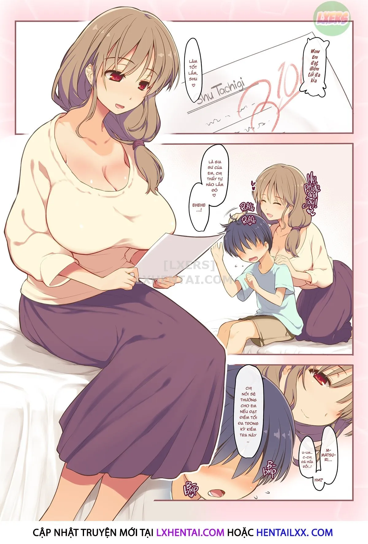 HentaiVN.net - Ảnh 7 - I Got a Perfect Score on my Test so I Asked for a Naughty Favor - Oneshot