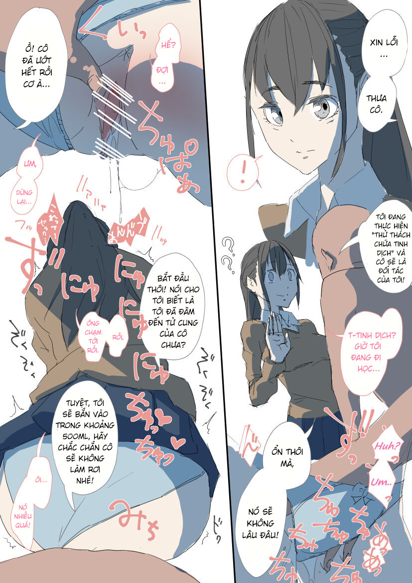 HentaiVN.net - Ảnh 3 - Thử thách bình chứa tôn [精液溜め込みチャレンジ] - Oneshot