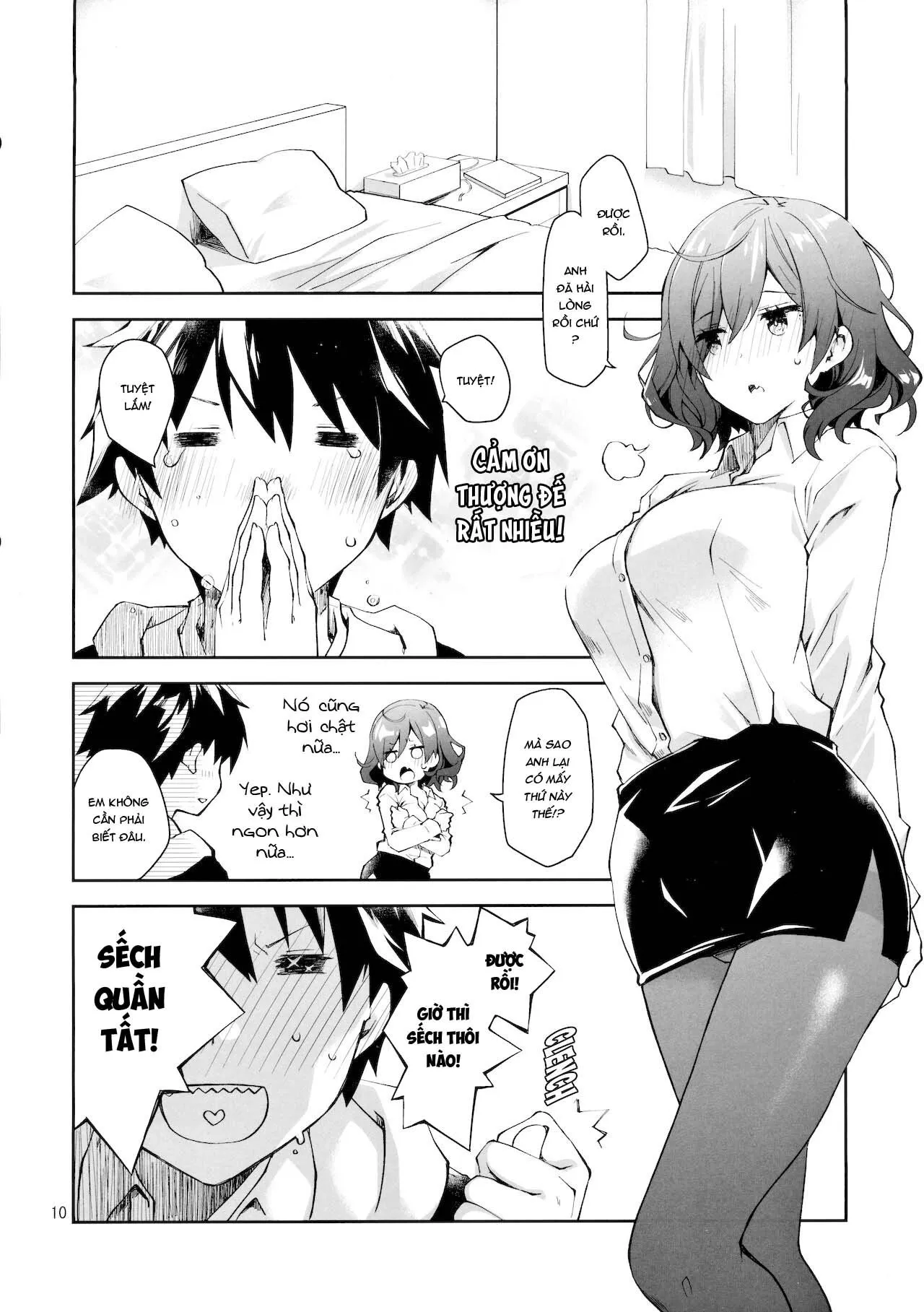 HentaiVN.net - Ảnh 11 - Anh muốn xé quần tất của em [Feti x Feti] - Oneshot ngọt