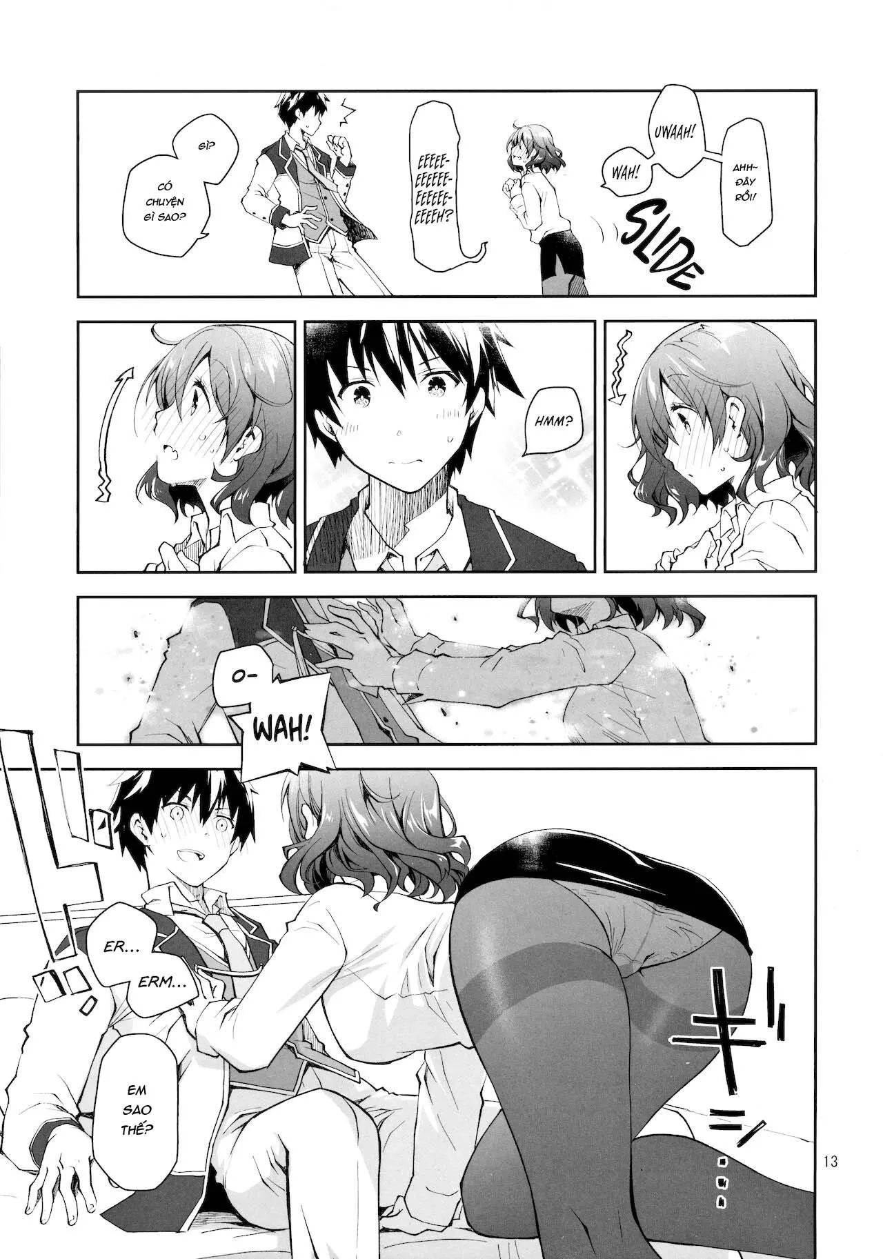 HentaiVN.net - Ảnh 14 - Anh muốn xé quần tất của em [Feti x Feti] - Oneshot ngọt