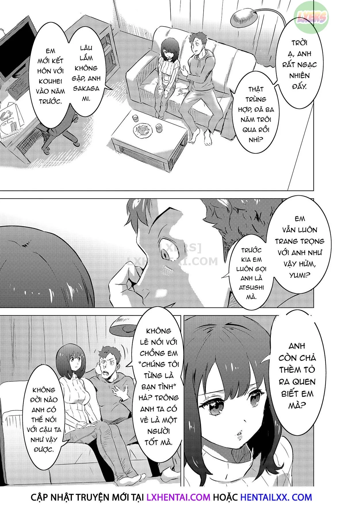 HentaiVN.net - Ảnh 16 - My Wife Would Never Moan Like in the Unrealistic Porn My Neighbor Watches [Rinjin Ga AV Miteru Kedo Boku No Tsuma Nara Anna Wazatorashii Aegigoe Wa Agenai] - Chap 1