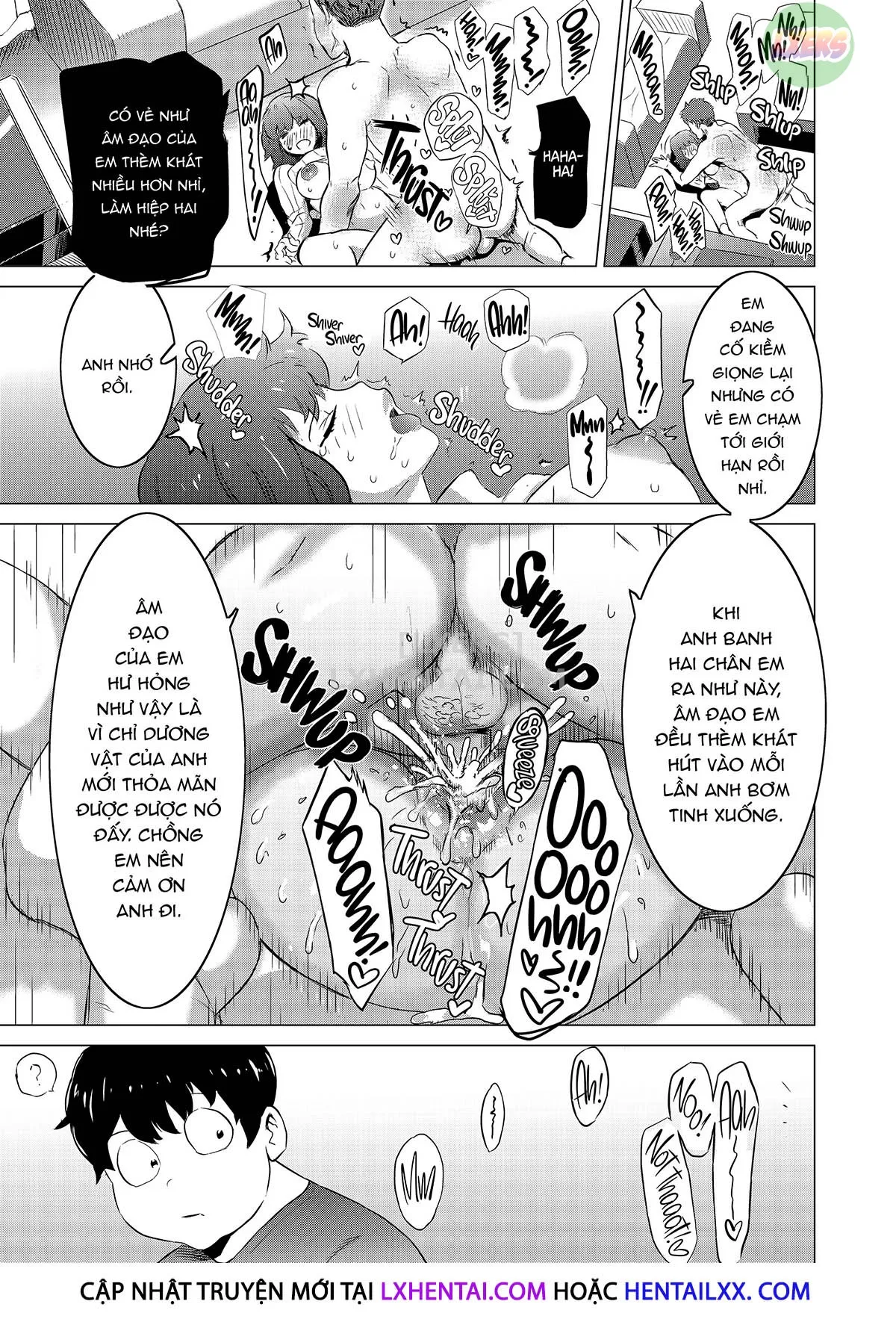 HentaiVN.net - Ảnh 32 - My Wife Would Never Moan Like in the Unrealistic Porn My Neighbor Watches [Rinjin Ga AV Miteru Kedo Boku No Tsuma Nara Anna Wazatorashii Aegigoe Wa Agenai] - Chap 1
