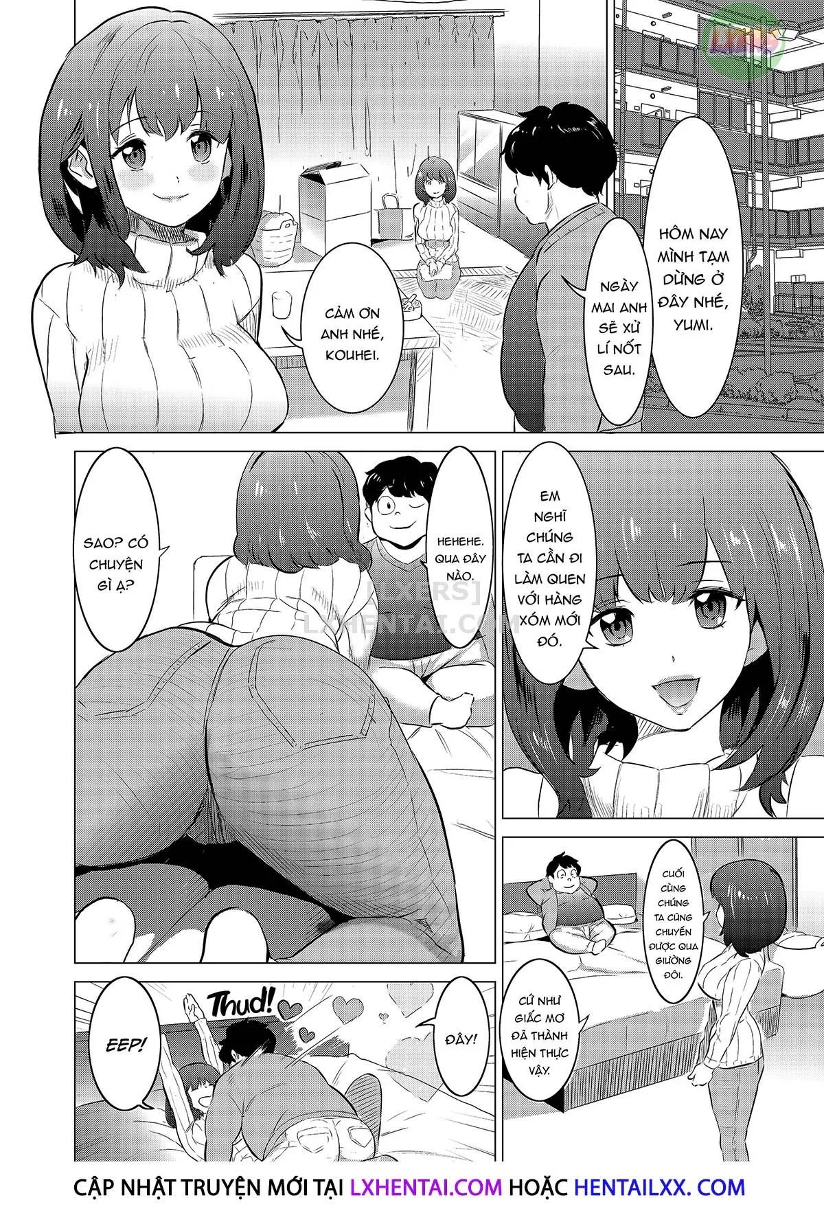 HentaiVN.net - Ảnh 7 - My Wife Would Never Moan Like in the Unrealistic Porn My Neighbor Watches [Rinjin Ga AV Miteru Kedo Boku No Tsuma Nara Anna Wazatorashii Aegigoe Wa Agenai] - Chap 1