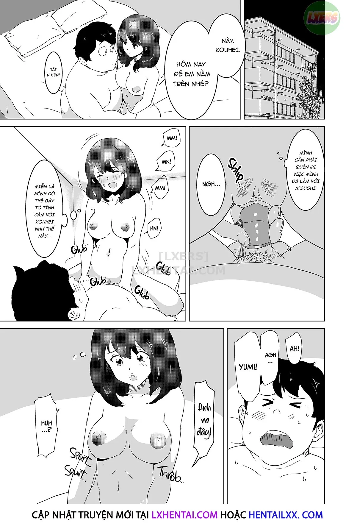HentaiVN.net - Ảnh 12 - My Wife Would Never Moan Like in the Unrealistic Porn My Neighbor Watches [Rinjin Ga AV Miteru Kedo Boku No Tsuma Nara Anna Wazatorashii Aegigoe Wa Agenai] - Chap 2