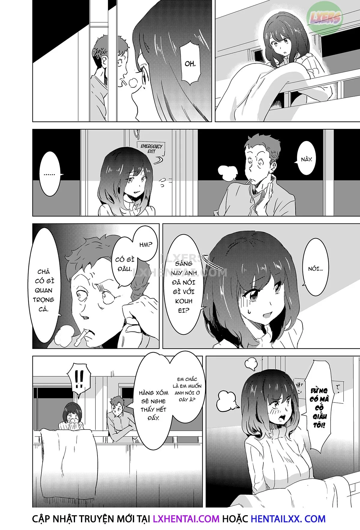 HentaiVN.net - Ảnh 15 - My Wife Would Never Moan Like in the Unrealistic Porn My Neighbor Watches [Rinjin Ga AV Miteru Kedo Boku No Tsuma Nara Anna Wazatorashii Aegigoe Wa Agenai] - Chap 2