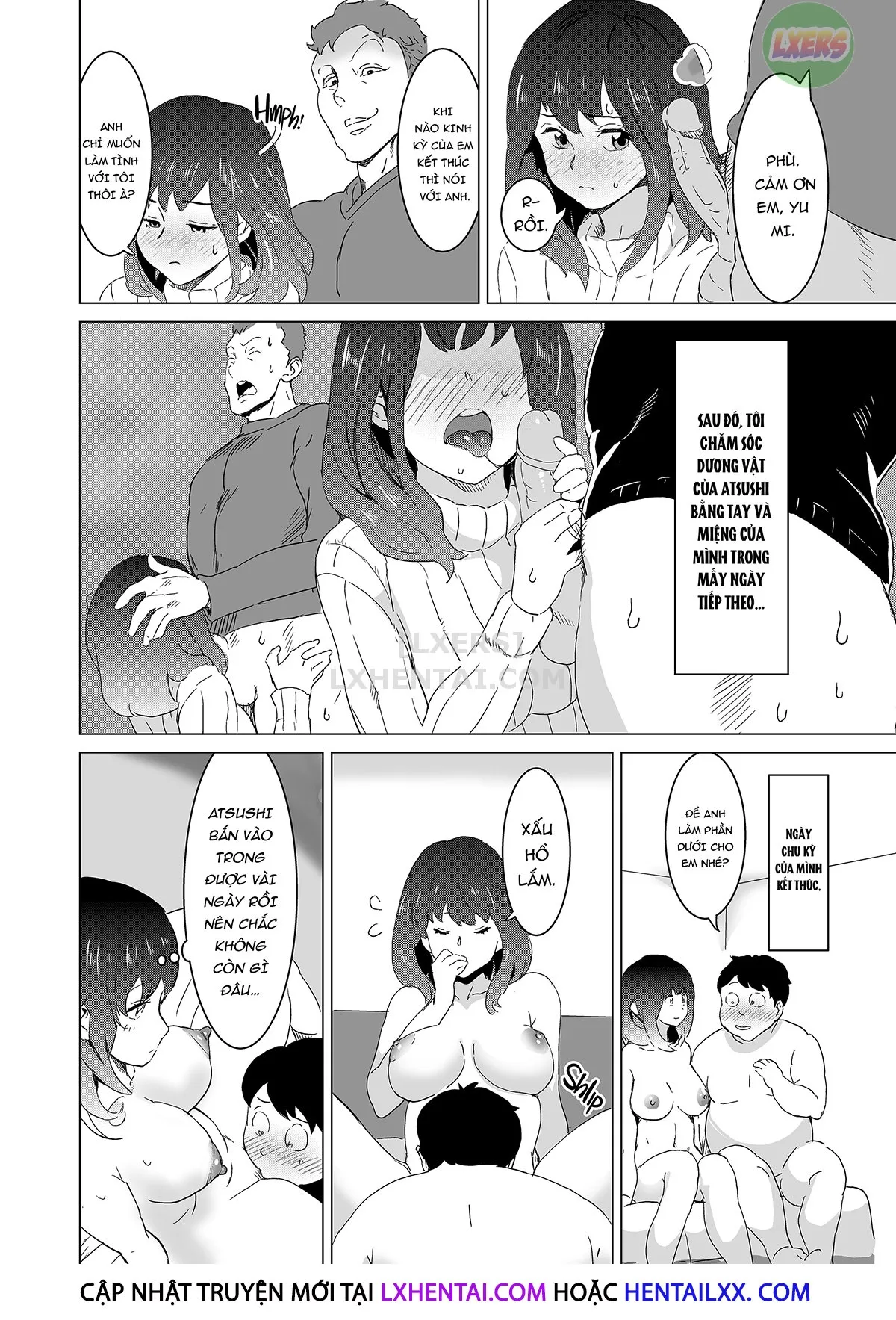HentaiVN.net - Ảnh 31 - My Wife Would Never Moan Like in the Unrealistic Porn My Neighbor Watches [Rinjin Ga AV Miteru Kedo Boku No Tsuma Nara Anna Wazatorashii Aegigoe Wa Agenai] - Chap 2