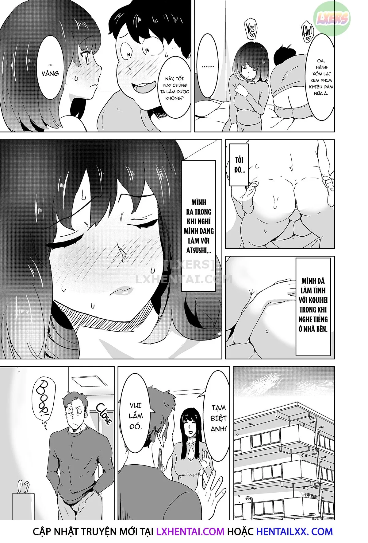 HentaiVN.net - Ảnh 34 - My Wife Would Never Moan Like in the Unrealistic Porn My Neighbor Watches [Rinjin Ga AV Miteru Kedo Boku No Tsuma Nara Anna Wazatorashii Aegigoe Wa Agenai] - Chap 2
