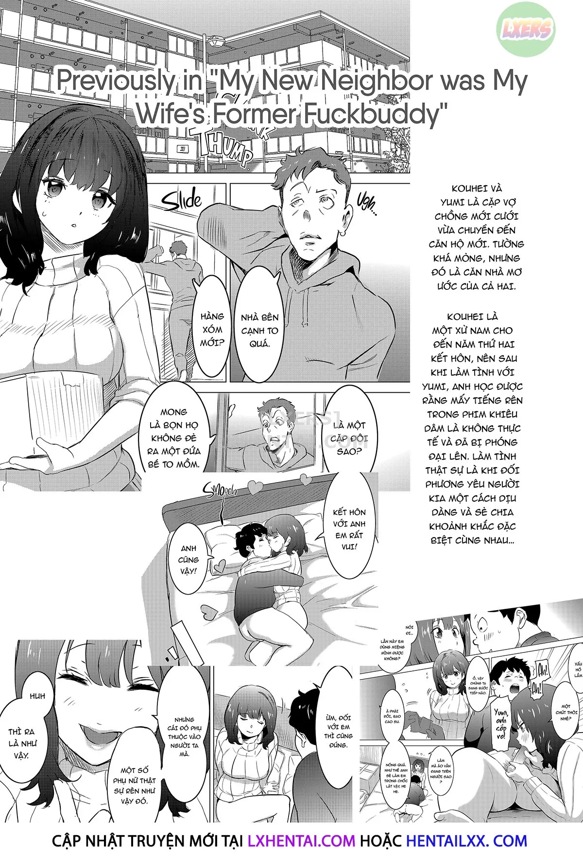 HentaiVN.net - Ảnh 9 - My Wife Would Never Moan Like in the Unrealistic Porn My Neighbor Watches [Rinjin Ga AV Miteru Kedo Boku No Tsuma Nara Anna Wazatorashii Aegigoe Wa Agenai] - Chap 2