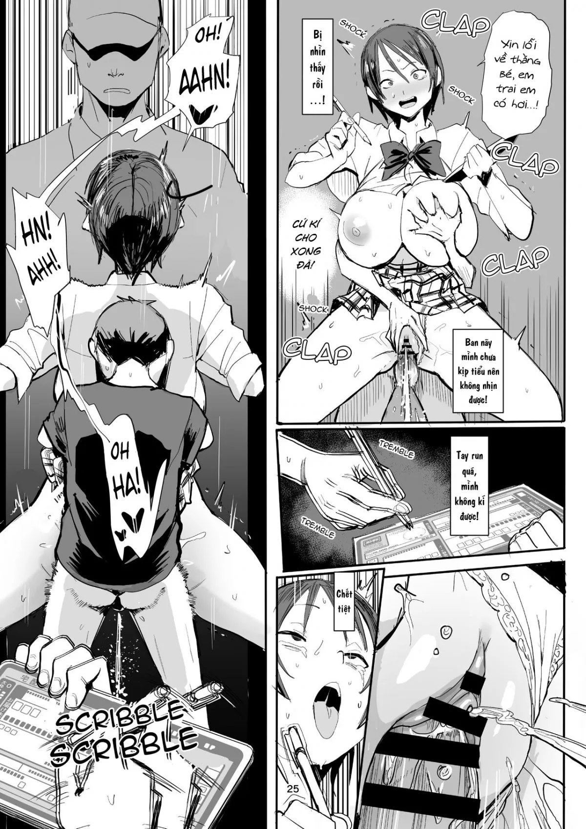 HentaiVN.net - Ảnh 26 - Em trai kế của tôi có hơi đần độn [My step-brother is a little off ; Otouto wa Chotto Are] - Oneshot