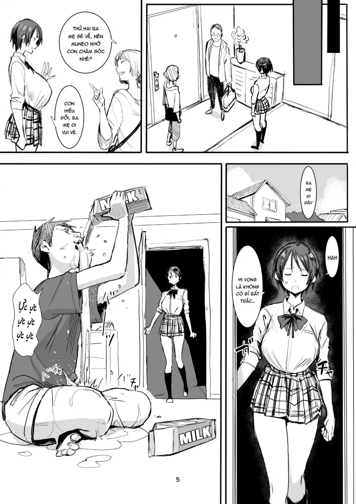 HentaiVN.net - Ảnh 6 - Em trai kế của tôi có hơi đần độn [My step-brother is a little off ; Otouto wa Chotto Are] - Oneshot