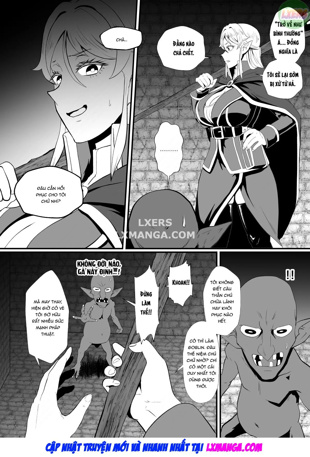 HentaiVN.net - Ảnh 10 - Irekawari no Wana ~Elf Majutsushi Liza no Kikan~ [THE BODYSWAPPING TRAP ~LIZA THE WIZARD ELF IS BACK~] - Oneshot