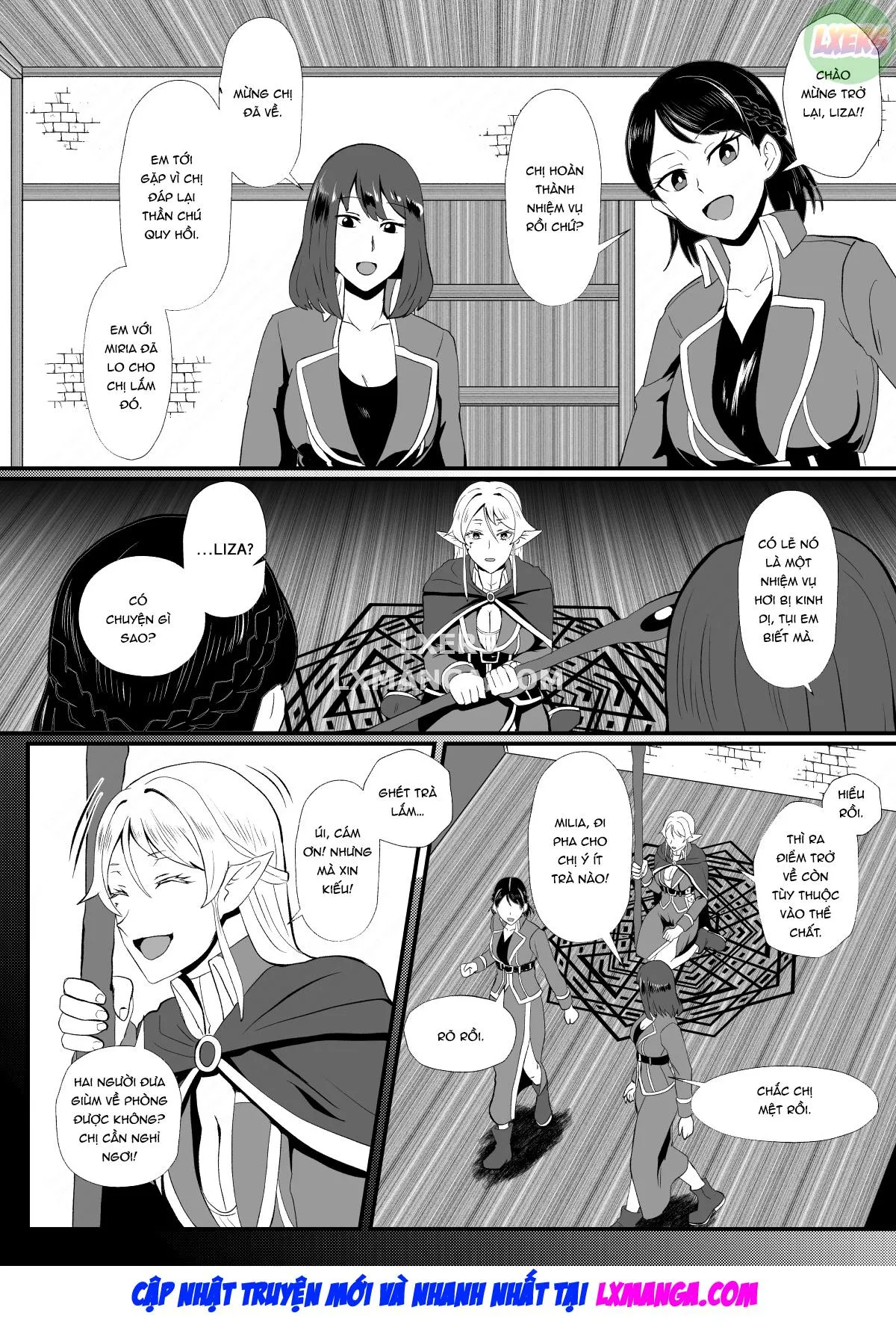 HentaiVN.net - Ảnh 12 - Irekawari no Wana ~Elf Majutsushi Liza no Kikan~ [THE BODYSWAPPING TRAP ~LIZA THE WIZARD ELF IS BACK~] - Oneshot