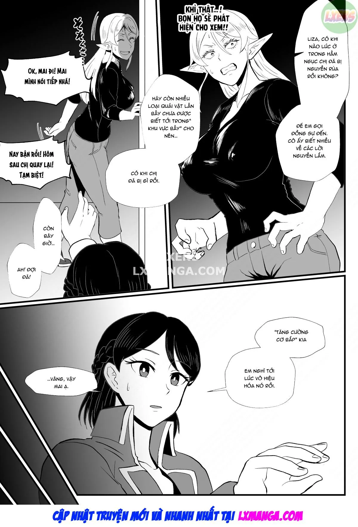 HentaiVN.net - Ảnh 25 - Irekawari no Wana ~Elf Majutsushi Liza no Kikan~ [THE BODYSWAPPING TRAP ~LIZA THE WIZARD ELF IS BACK~] - Oneshot