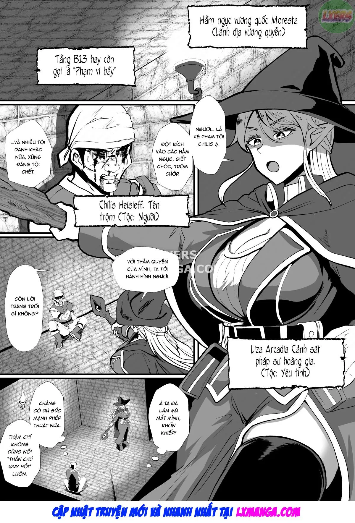 HentaiVN.net - Ảnh 3 - Irekawari no Wana ~Elf Majutsushi Liza no Kikan~ [THE BODYSWAPPING TRAP ~LIZA THE WIZARD ELF IS BACK~] - Oneshot