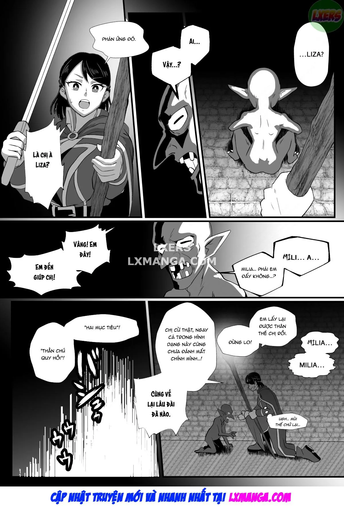HentaiVN.net - Ảnh 34 - Irekawari no Wana ~Elf Majutsushi Liza no Kikan~ [THE BODYSWAPPING TRAP ~LIZA THE WIZARD ELF IS BACK~] - Oneshot