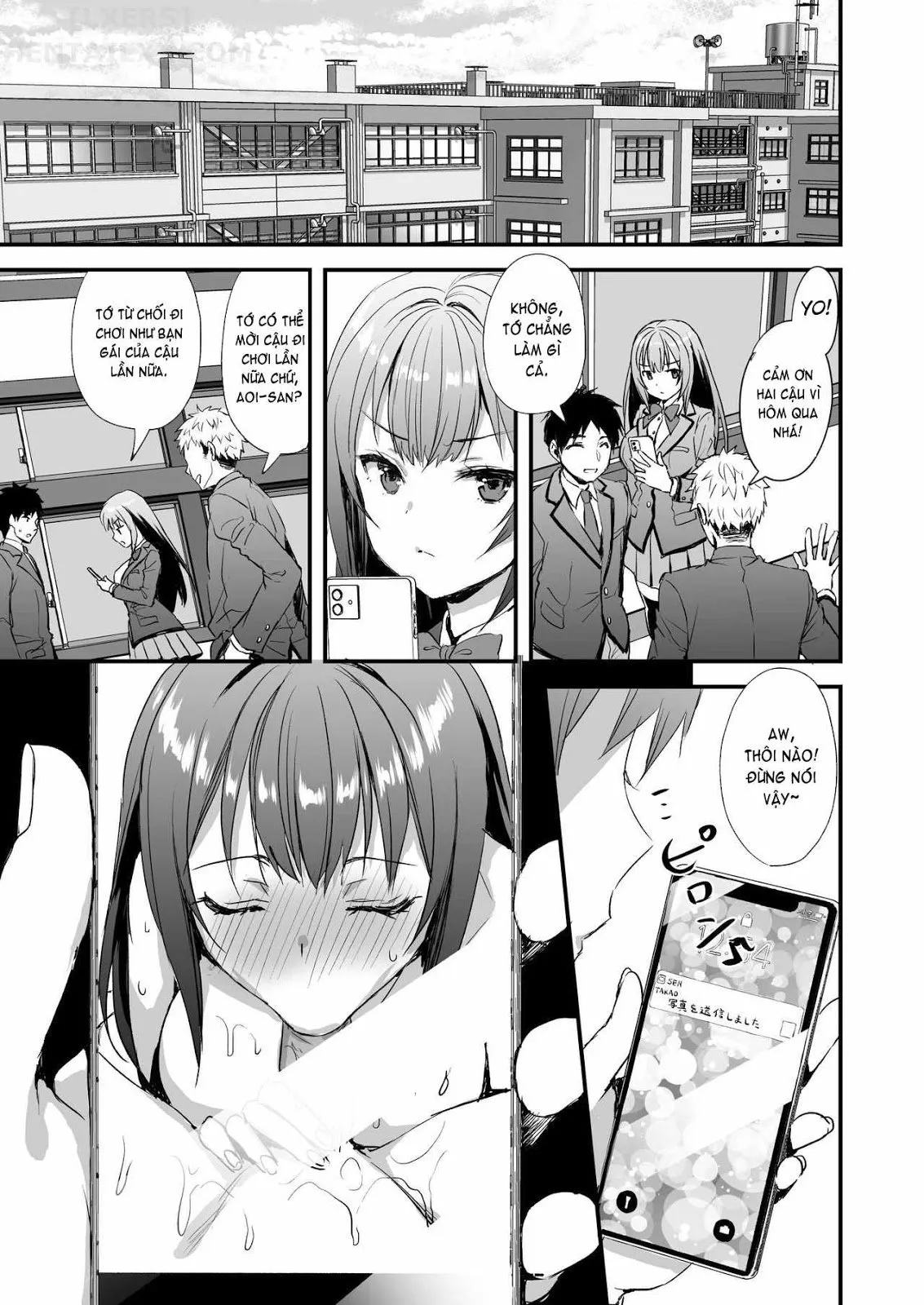 HentaiVN.net - Ảnh 32 - Karitara Kaesanai Tomodachi Ni Kanojo O Kashite Shimatta Hanashi - Oneshot - Có che