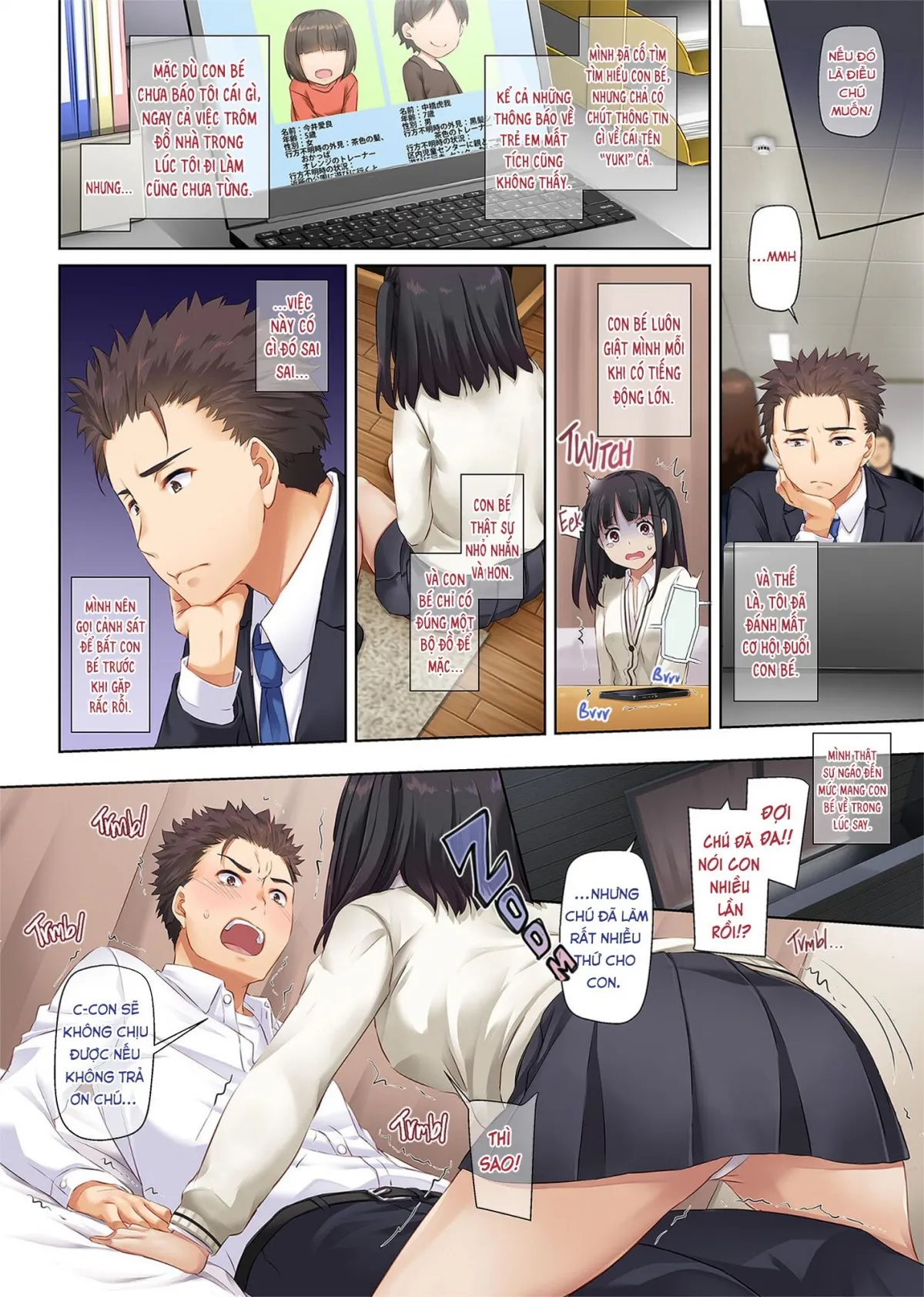 HentaiVN.net - Ảnh 13 - Sống cùng cô bé bỏ trốn. [Living Together with a Runaway Girl DLO-11 ; Wakeari Shoujo to Dousei Seikatsu DLO-11] - Chap 1