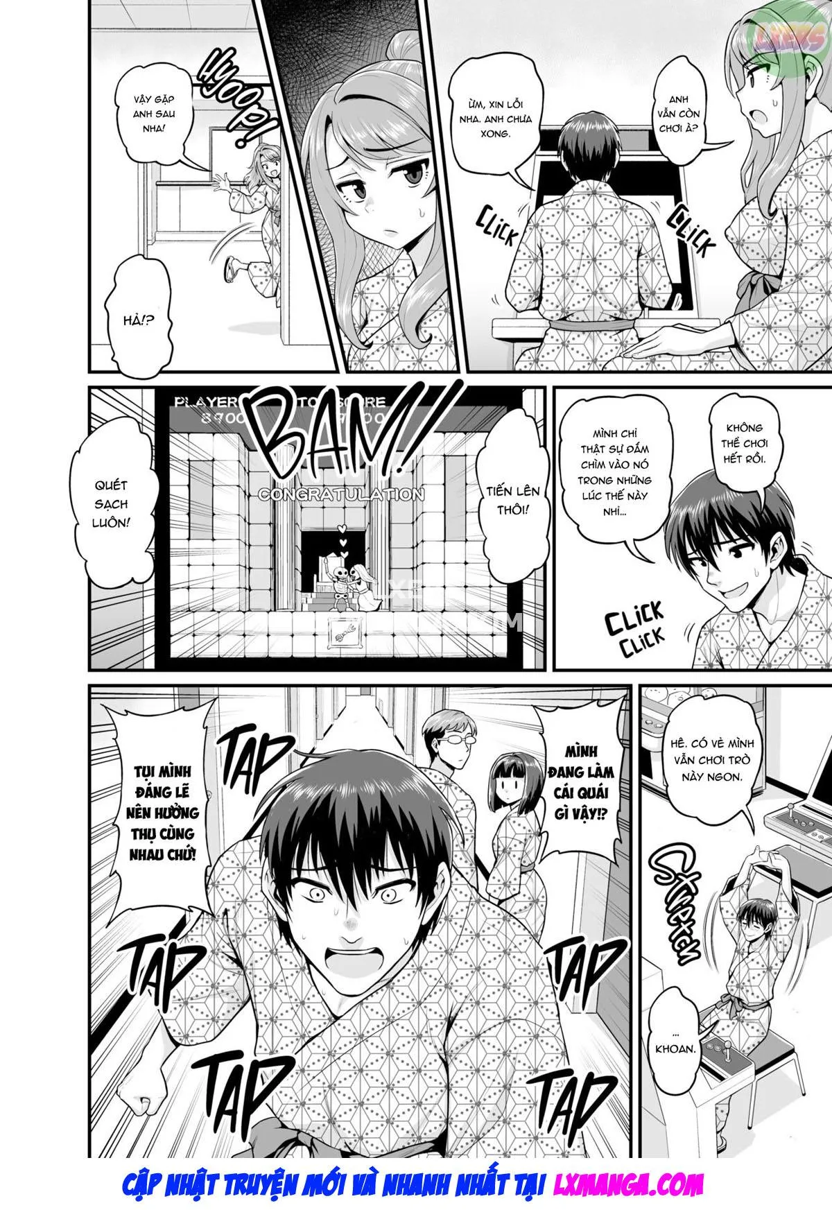 HentaiVN.net - Ảnh 12 - Getting it On With Your Gaming Buddy at the Hot Spring - Oneshot