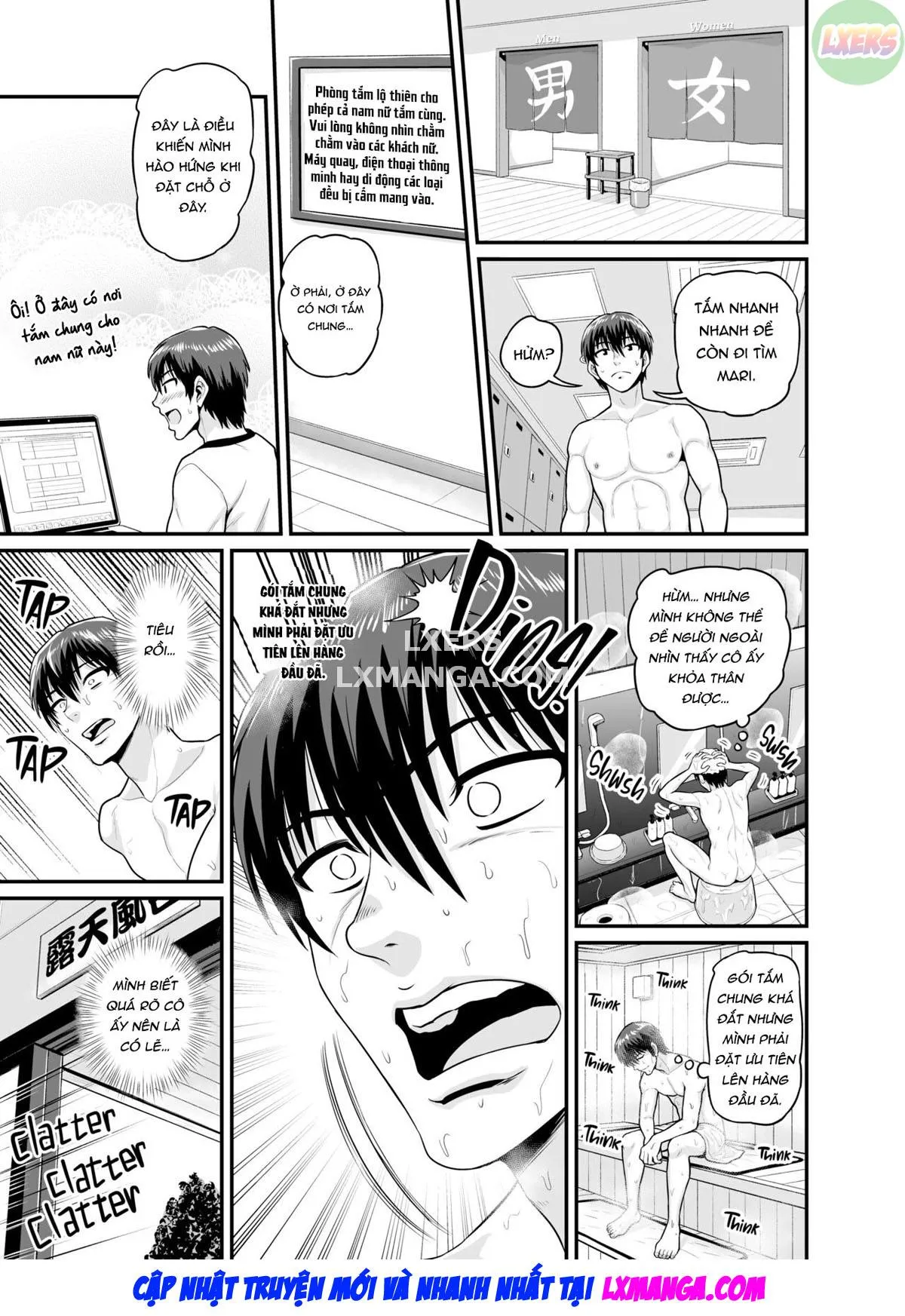 HentaiVN.net - Ảnh 13 - Getting it On With Your Gaming Buddy at the Hot Spring - Oneshot