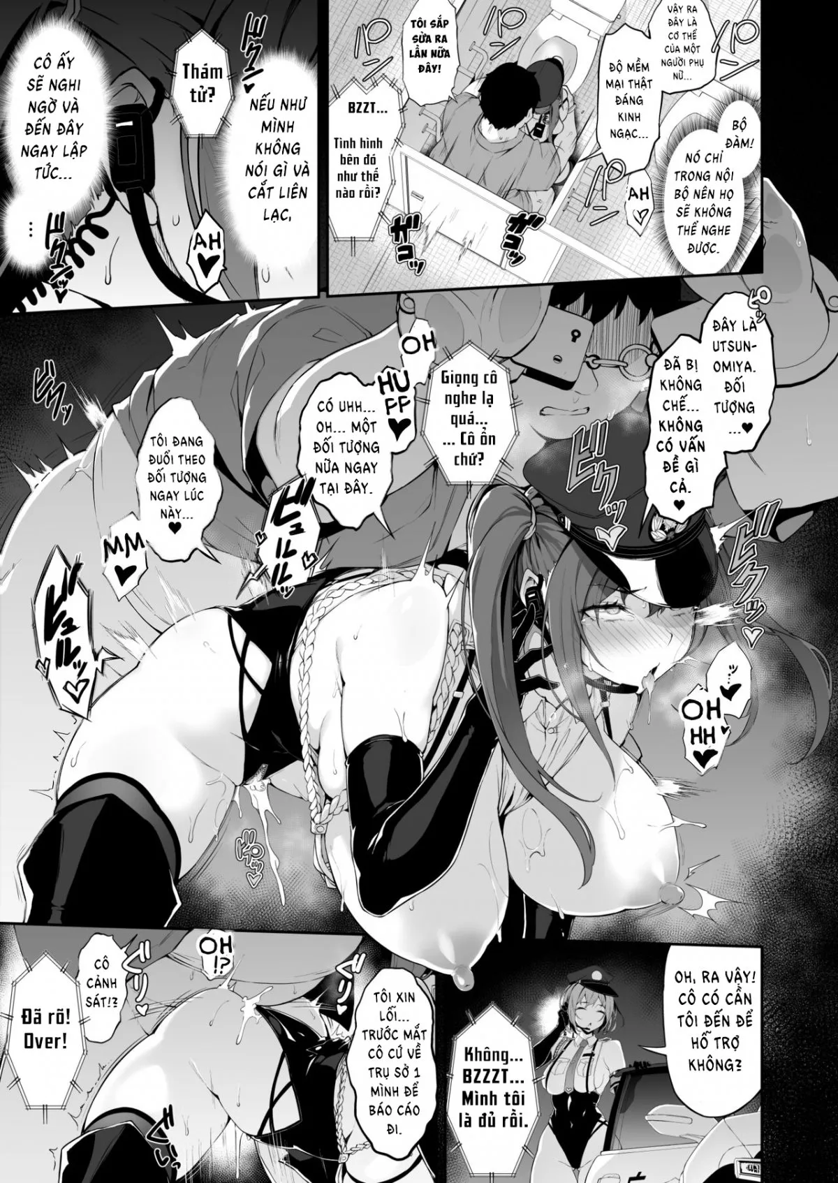 HentaiVN.net - Ảnh 20 - Cảnh sát tình dục [SEX POLICE ...Bokki Taisakubu... Utsunomiya Saki no Nichijou] - Oneshot