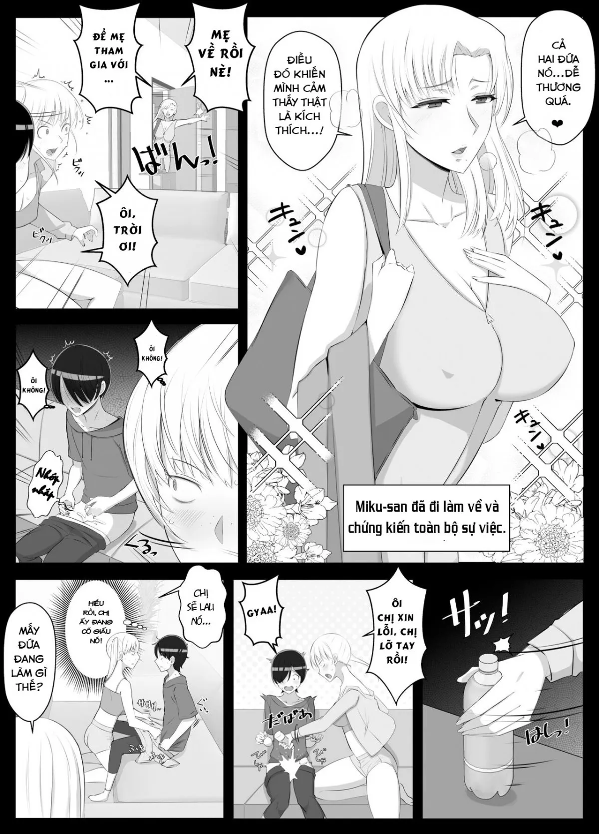 HentaiVN.net - Ảnh 16 - Gọi cô là mẹ, cô sẽ cưng chiều cháu thật nhiều 2 [ママって呼んでいっぱい甘えて2] - Chap 1