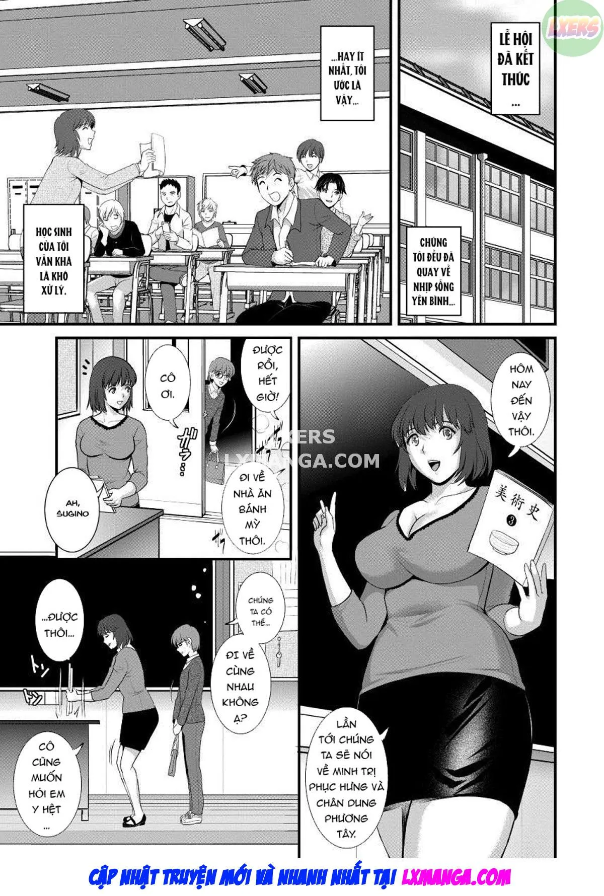 HentaiVN.net - Ảnh 6 - Wife And Teacher Main-san [Hitoduma Onnakyoshi Main-san] - Chap 13