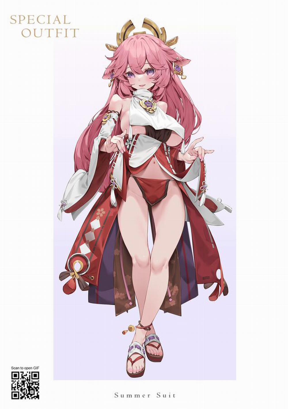 HentaiVN.net - Ảnh 5 - Genshin - Inazuma Du Ký - Yae Miko