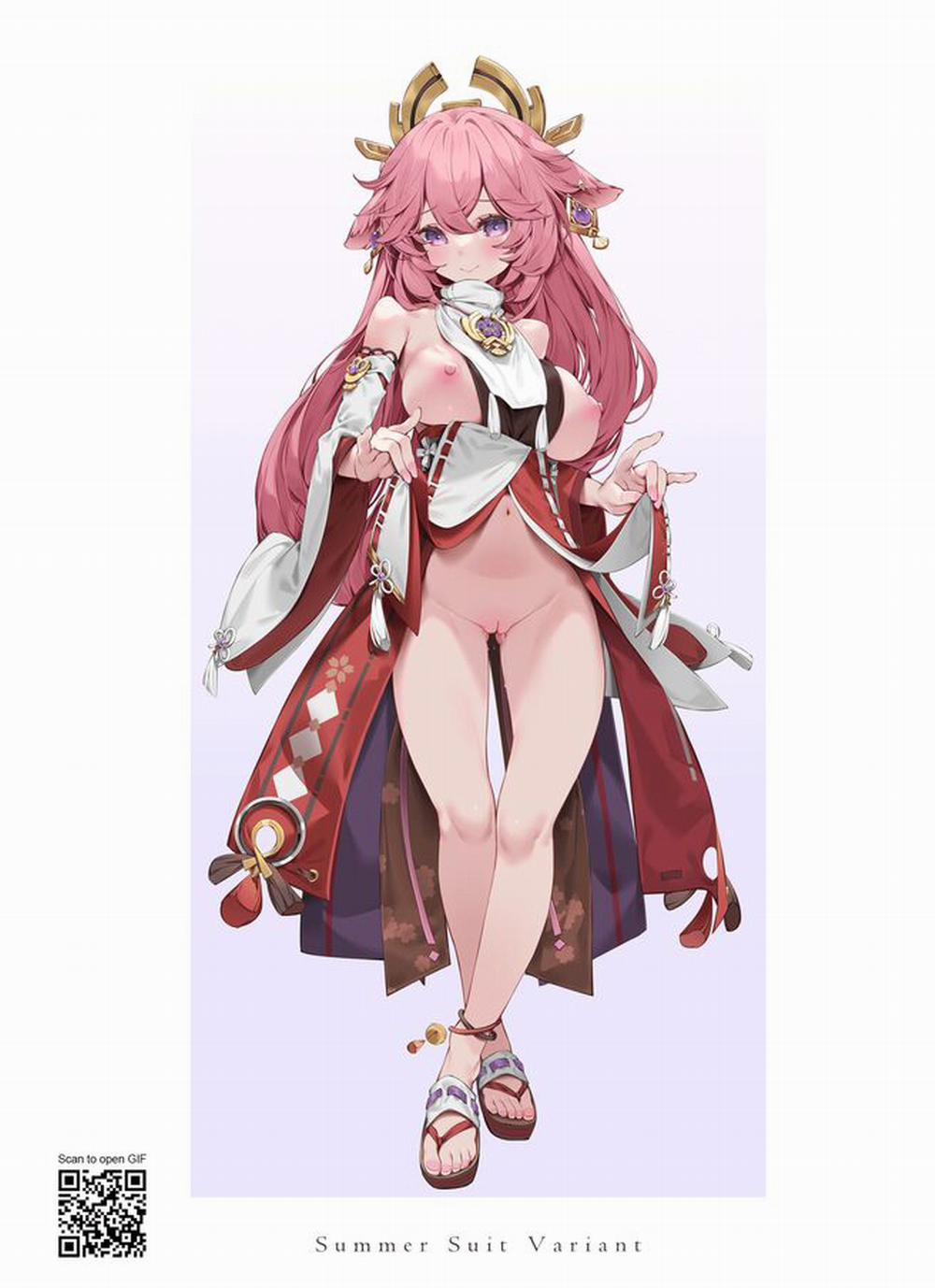 HentaiVN.net - Ảnh 6 - Genshin - Inazuma Du Ký - Yae Miko