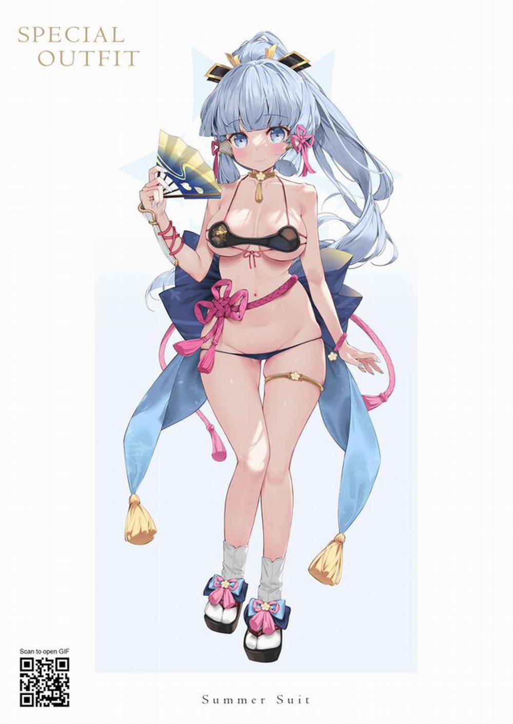 HentaiVN.net - Ảnh 4 - Genshin - Inazuma Du Ký - Kamisato Ayaka