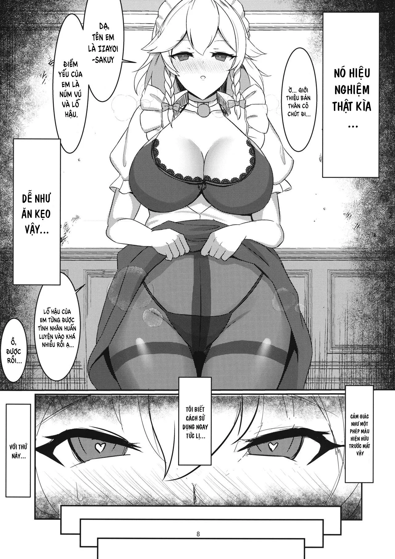 HentaiVN.net - Ảnh 9 - Izayoi Sakuya Kaihou Saimin - Oneshot