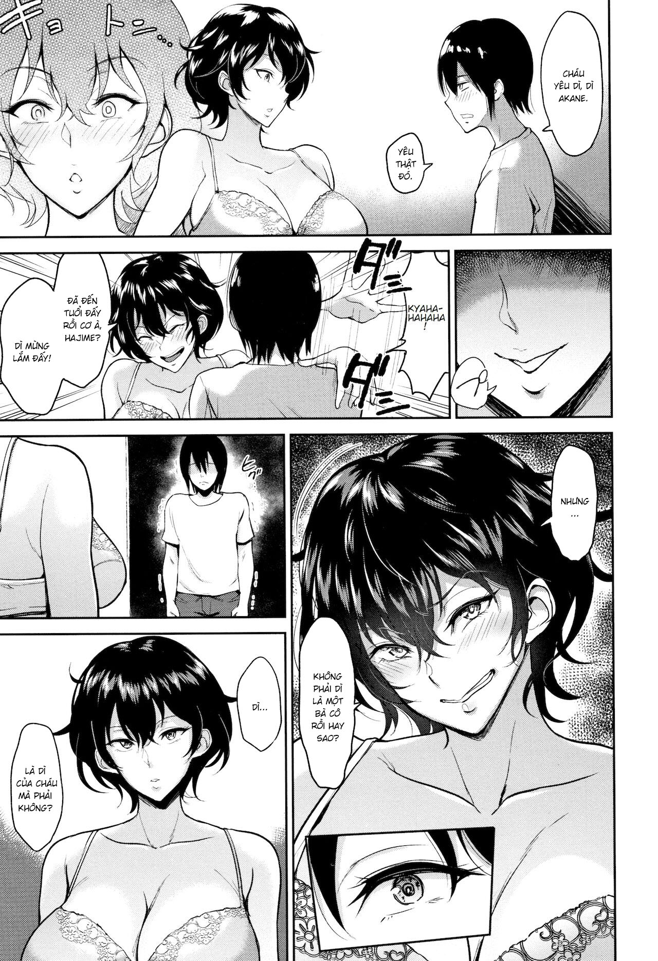 HentaiVN.net - Ảnh 13 - Dì Akane và tôi [Akane Oba-san to Ore ; Aunt Akane and I ; アカネおばさんとオレ] - Oneshot