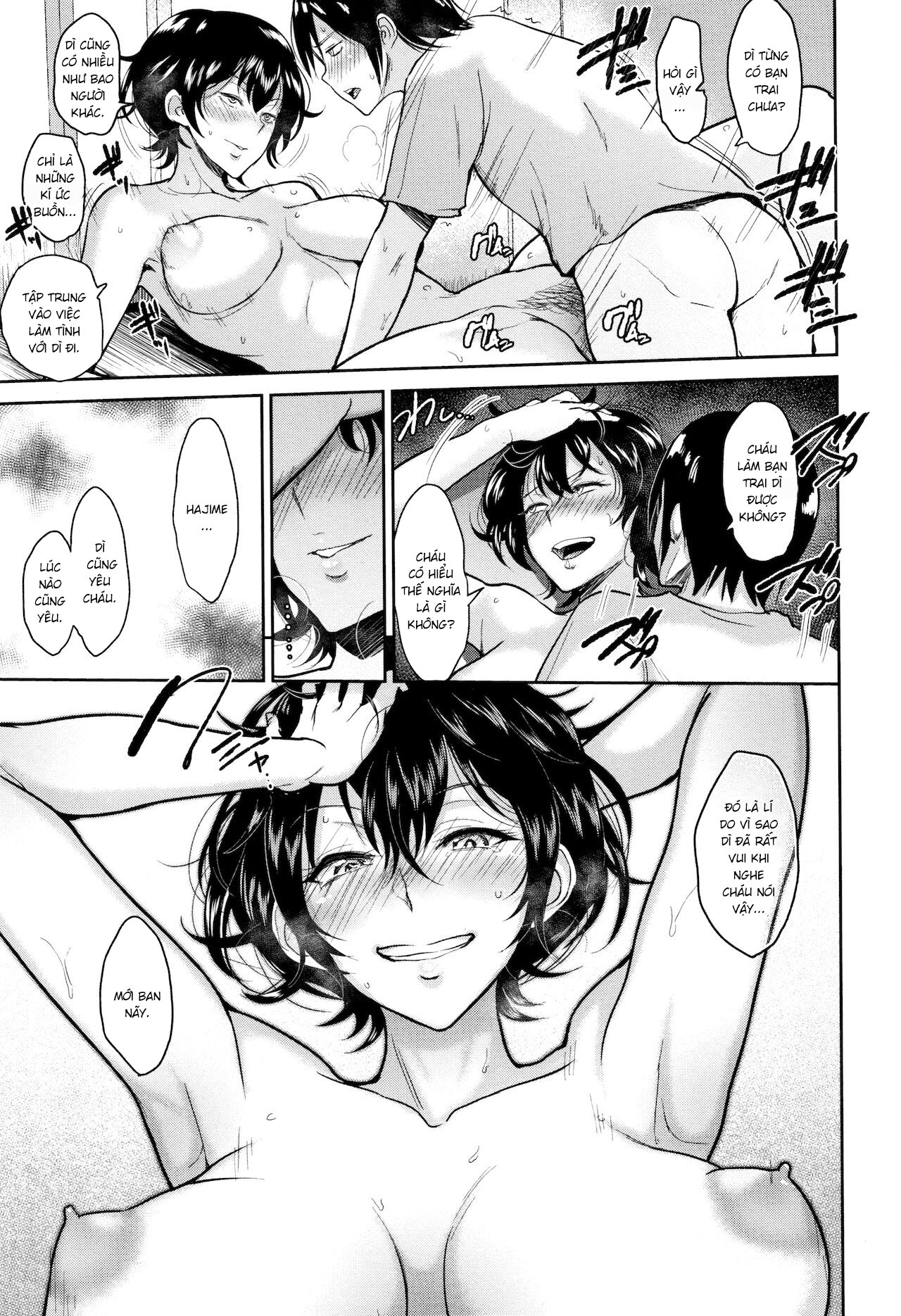 HentaiVN.net - Ảnh 21 - Dì Akane và tôi [Akane Oba-san to Ore ; Aunt Akane and I ; アカネおばさんとオレ] - Oneshot