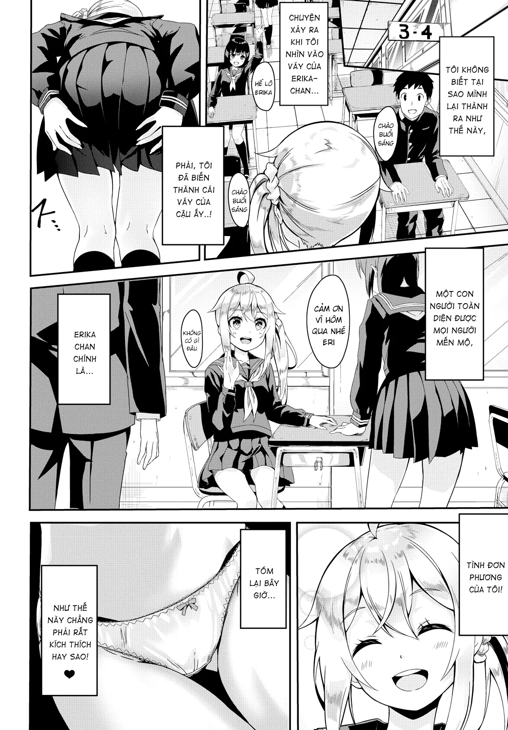 HentaiVN.net - Ảnh 3 - Điều kỳ diệu dưới lớp váy! [Fantasy in the skirt] - Oneshot