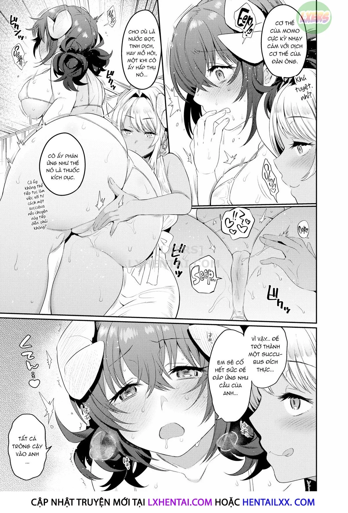 HentaiVN.net - Ảnh 11 - Những nàng Succubus thánh thiện [Flappy Succubus] - Oneshot