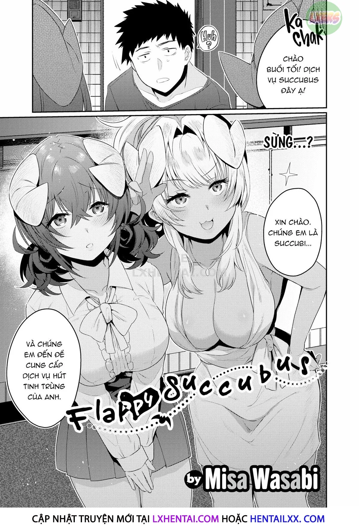 HentaiVN.net - Ảnh 5 - Những nàng Succubus thánh thiện [Flappy Succubus] - Oneshot