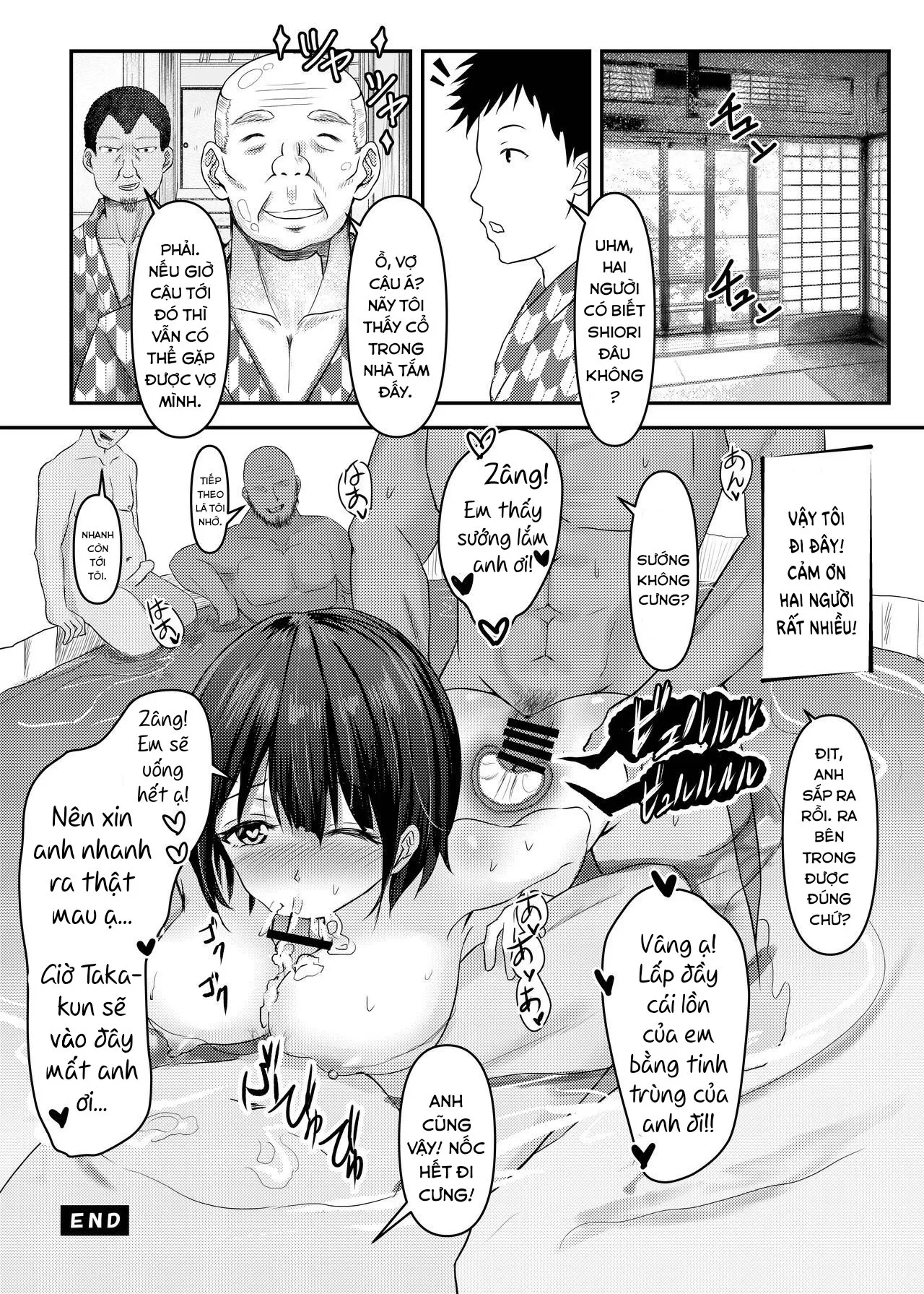 HentaiVN.net - Ảnh 39 - Hitozuma Shiori ga Onsen Ryokou de NTRta Hi - Oneshot