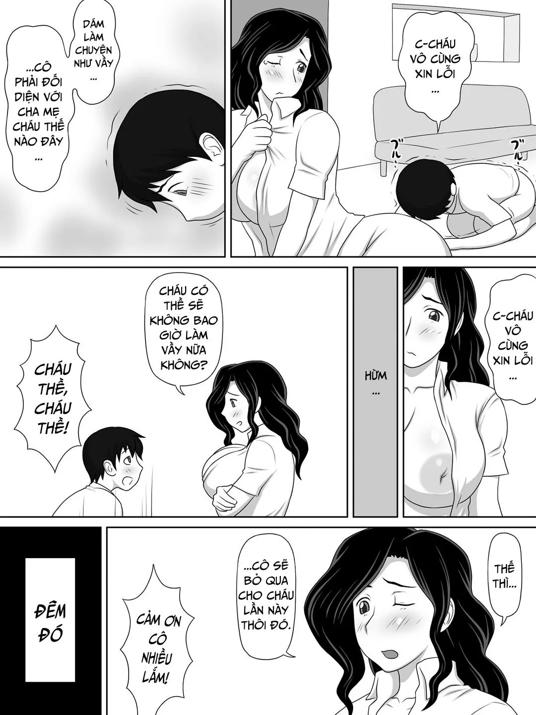 HentaiVN.net - Ảnh 13 - Mẹ tôi quá thân thiện với đứa bạn thân [Friendly Sugiru Tomodachi no Kaa-san ga Boku ni Betabeta Micchaku Shitekite...; My Friend's Overly Friendly Mom Keeps Sticking Close To Me] - Oneshot