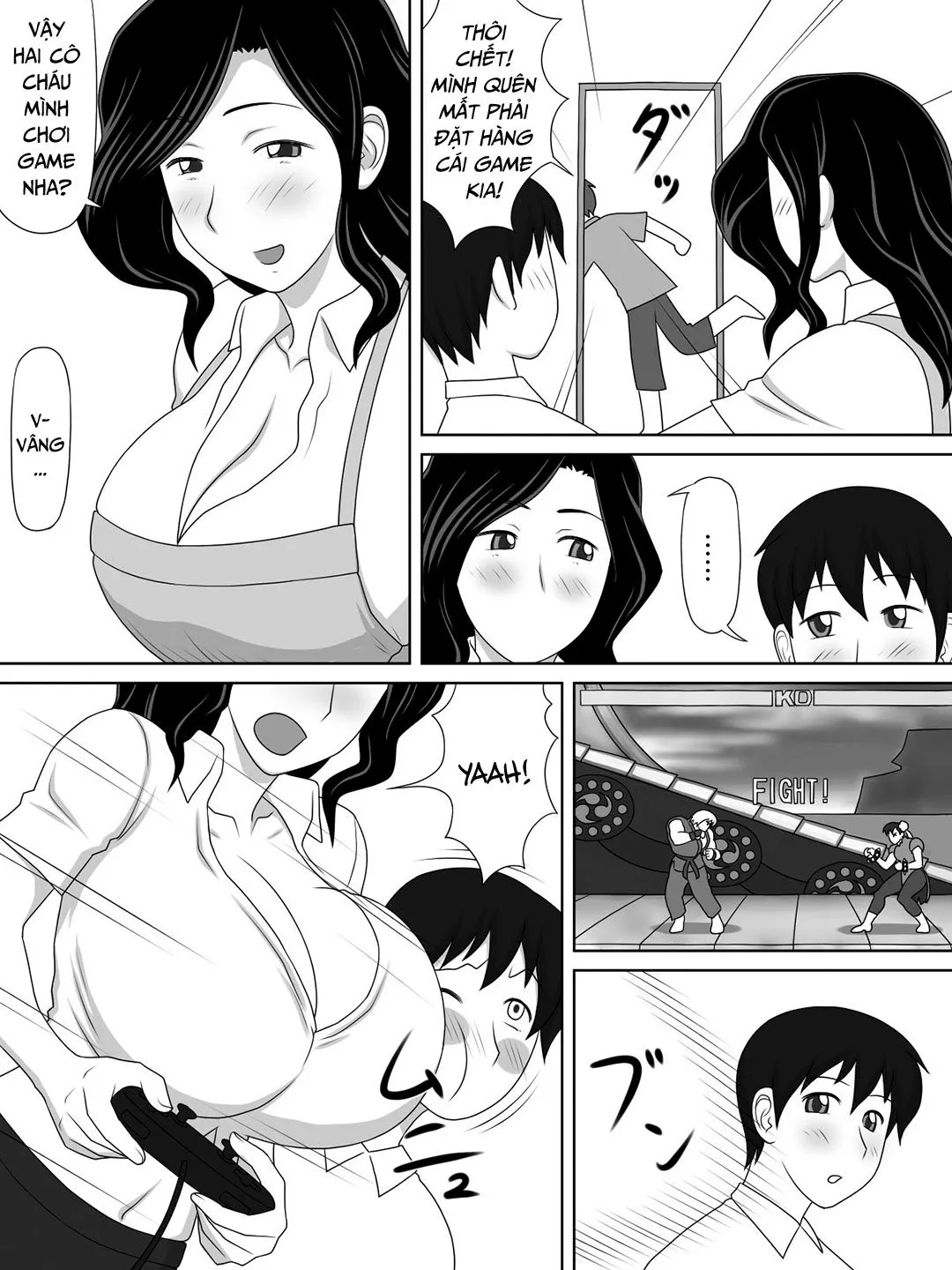 HentaiVN.net - Ảnh 5 - Mẹ tôi quá thân thiện với đứa bạn thân [Friendly Sugiru Tomodachi no Kaa-san ga Boku ni Betabeta Micchaku Shitekite...; My Friend's Overly Friendly Mom Keeps Sticking Close To Me] - Oneshot