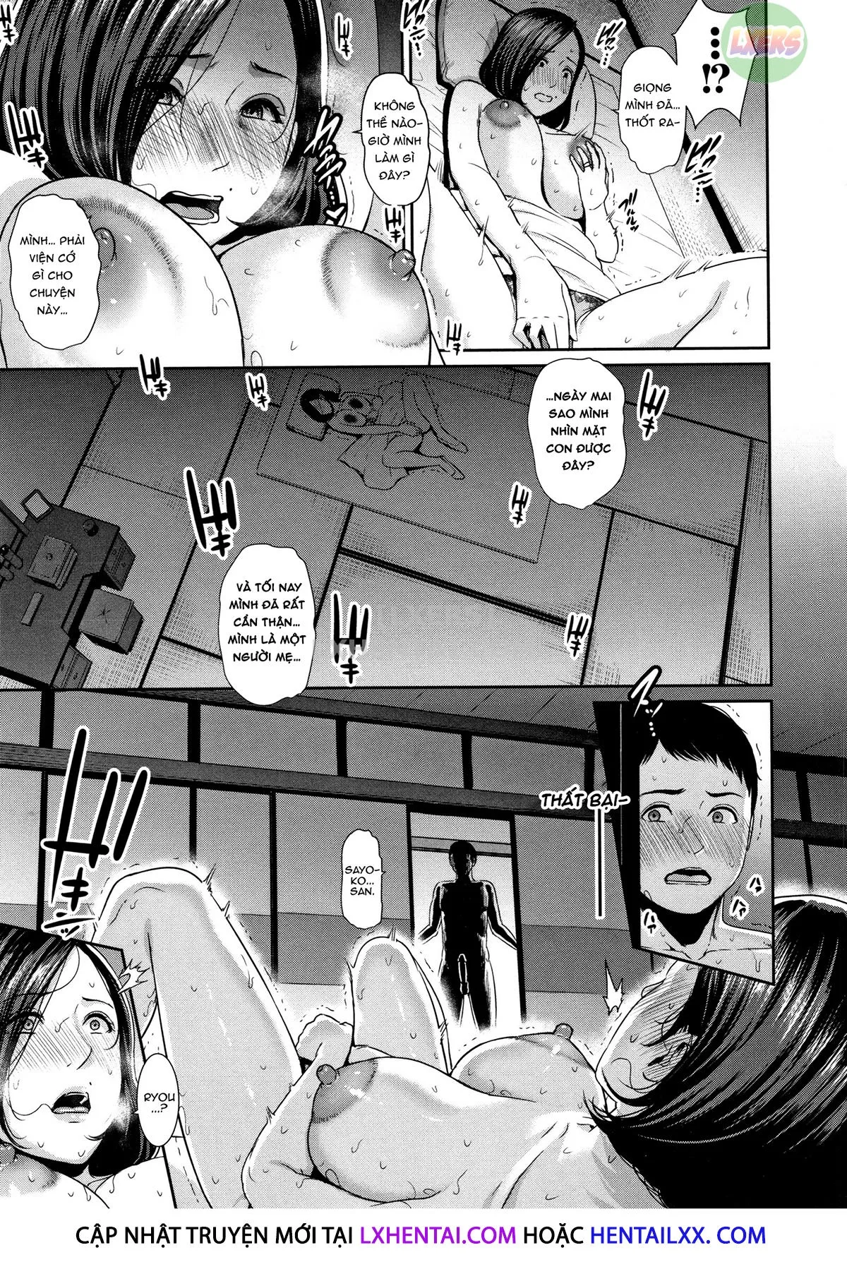 HentaiVN.net - Ảnh 21 - Drowning in Sex With Mom [Kaa-san to Sex ni Oboreru] - Chap 1