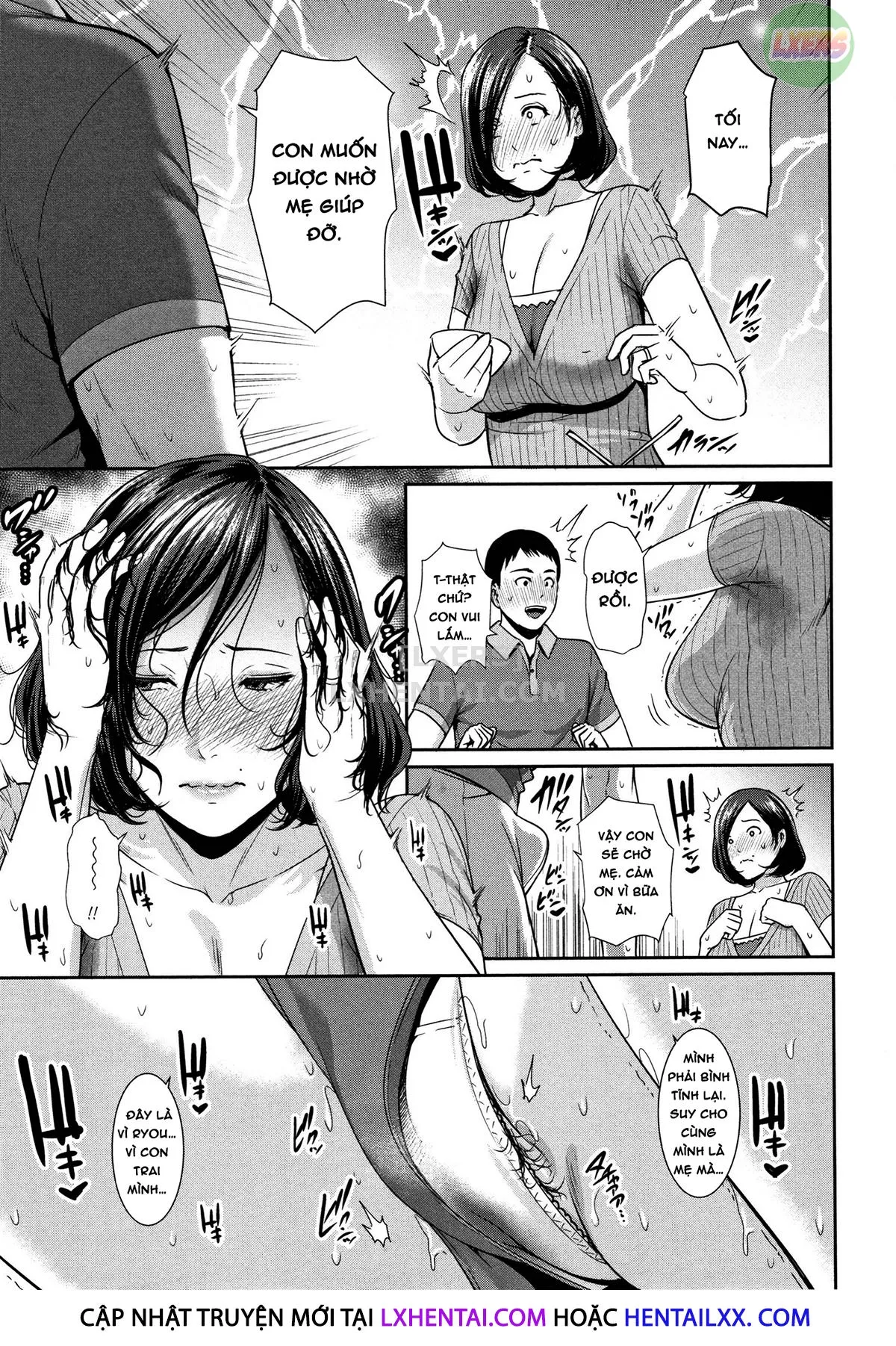 HentaiVN.net - Ảnh 7 - Drowning in Sex With Mom [Kaa-san to Sex ni Oboreru] - Chap 2
