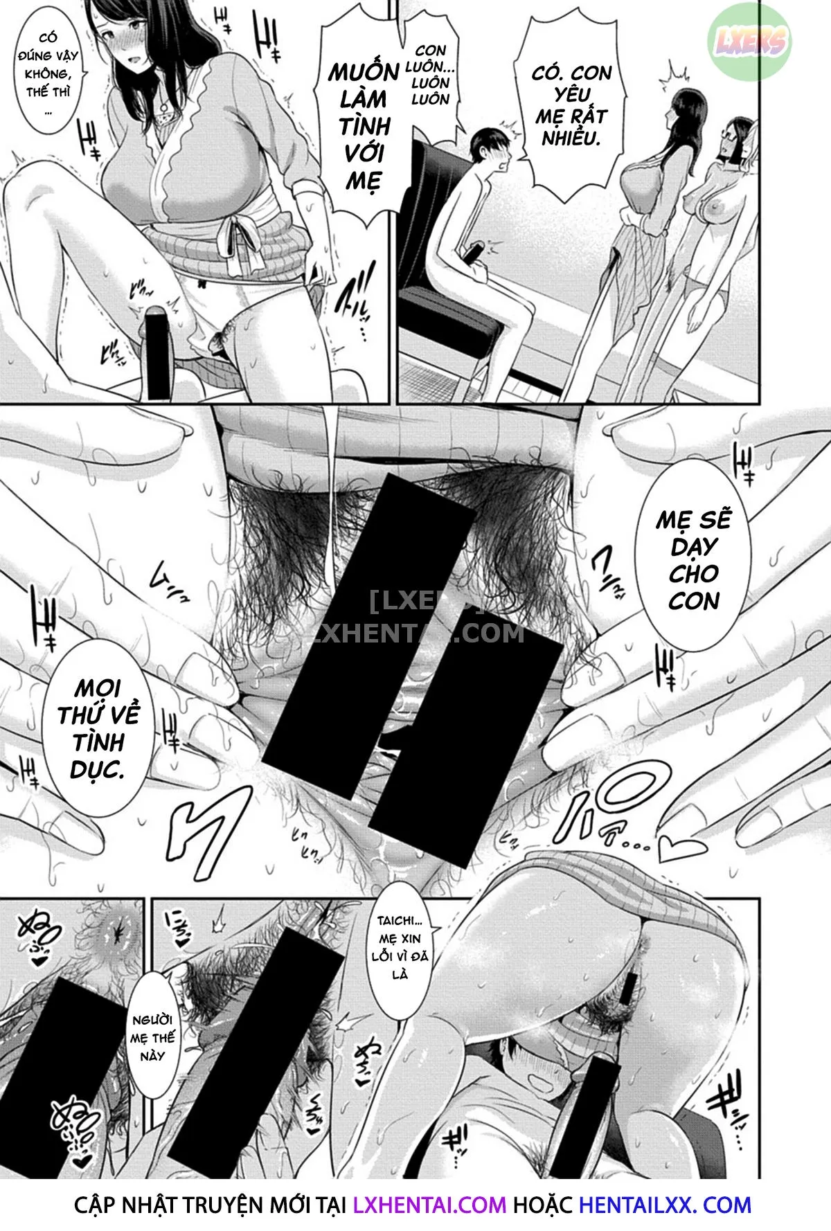 HentaiVN.net - Ảnh 11 - Drowning in Sex With Mom [Kaa-san to Sex ni Oboreru] - Chap 4