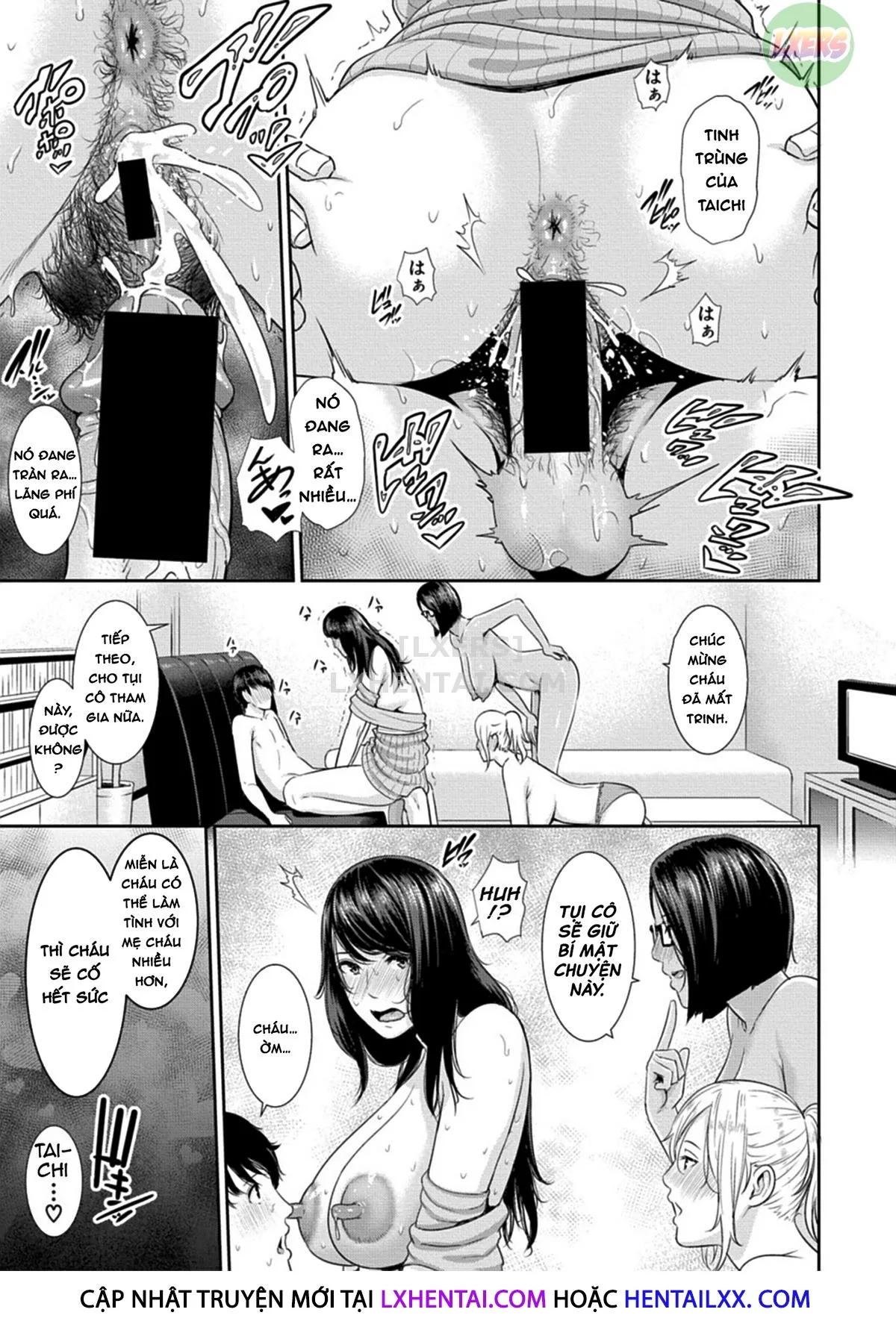 HentaiVN.net - Ảnh 21 - Drowning in Sex With Mom [Kaa-san to Sex ni Oboreru] - Chap 4