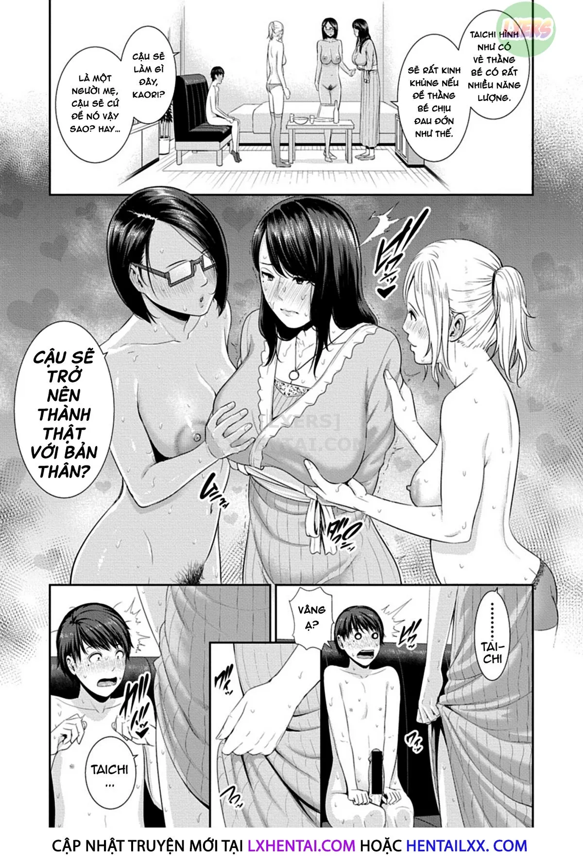 HentaiVN.net - Ảnh 9 - Drowning in Sex With Mom [Kaa-san to Sex ni Oboreru] - Chap 4
