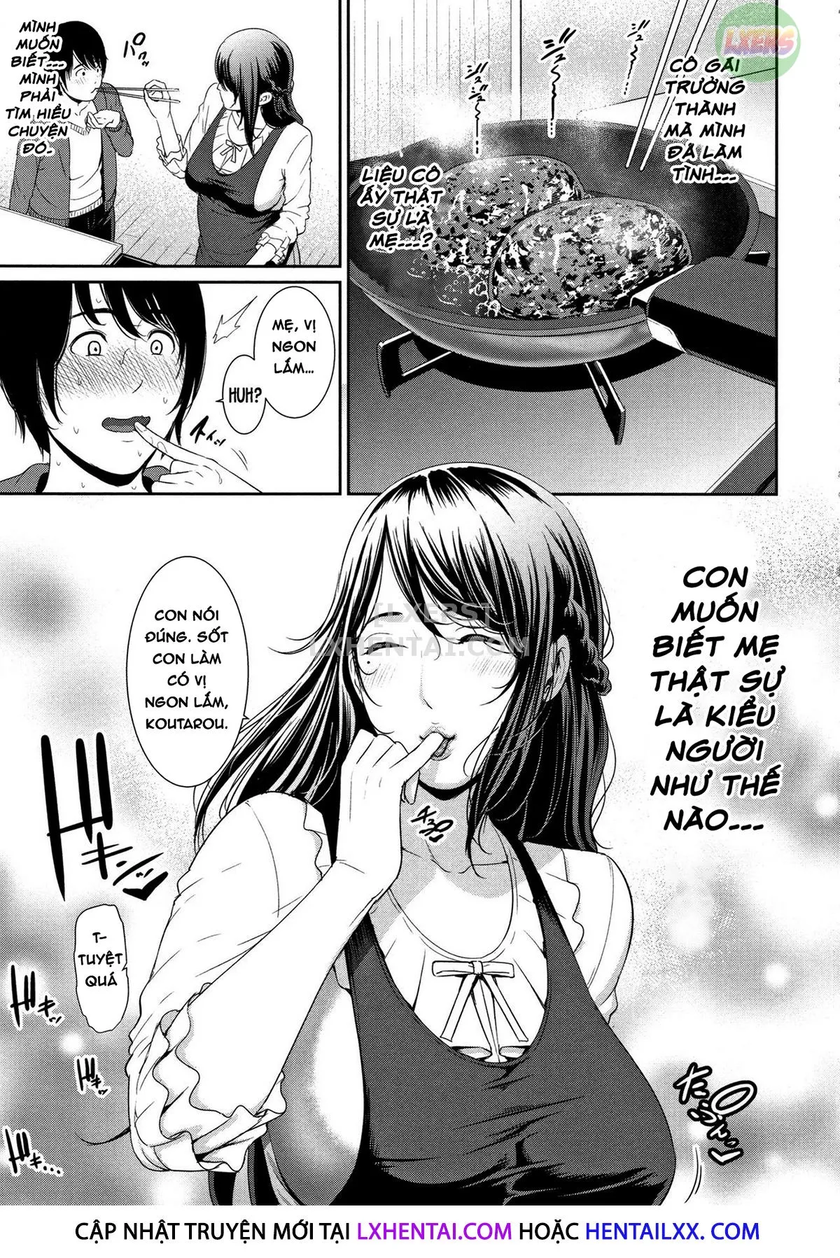 HentaiVN.net - Ảnh 7 - Drowning in Sex With Mom [Kaa-san to Sex ni Oboreru] - Chap 7